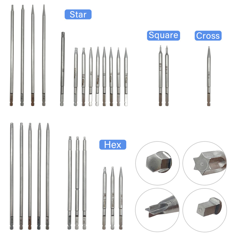AO Quick Coupling Screwdriver star hex Screw driver AO screwdriver bone tool