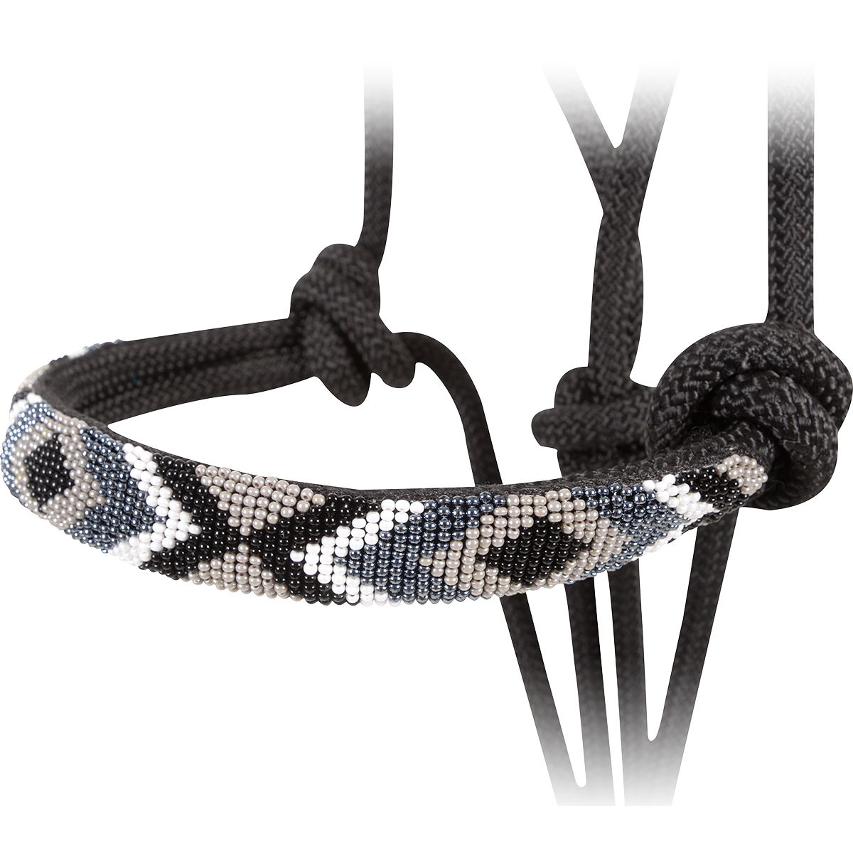 CASHEL BEADED NOSE ROPE HALTER