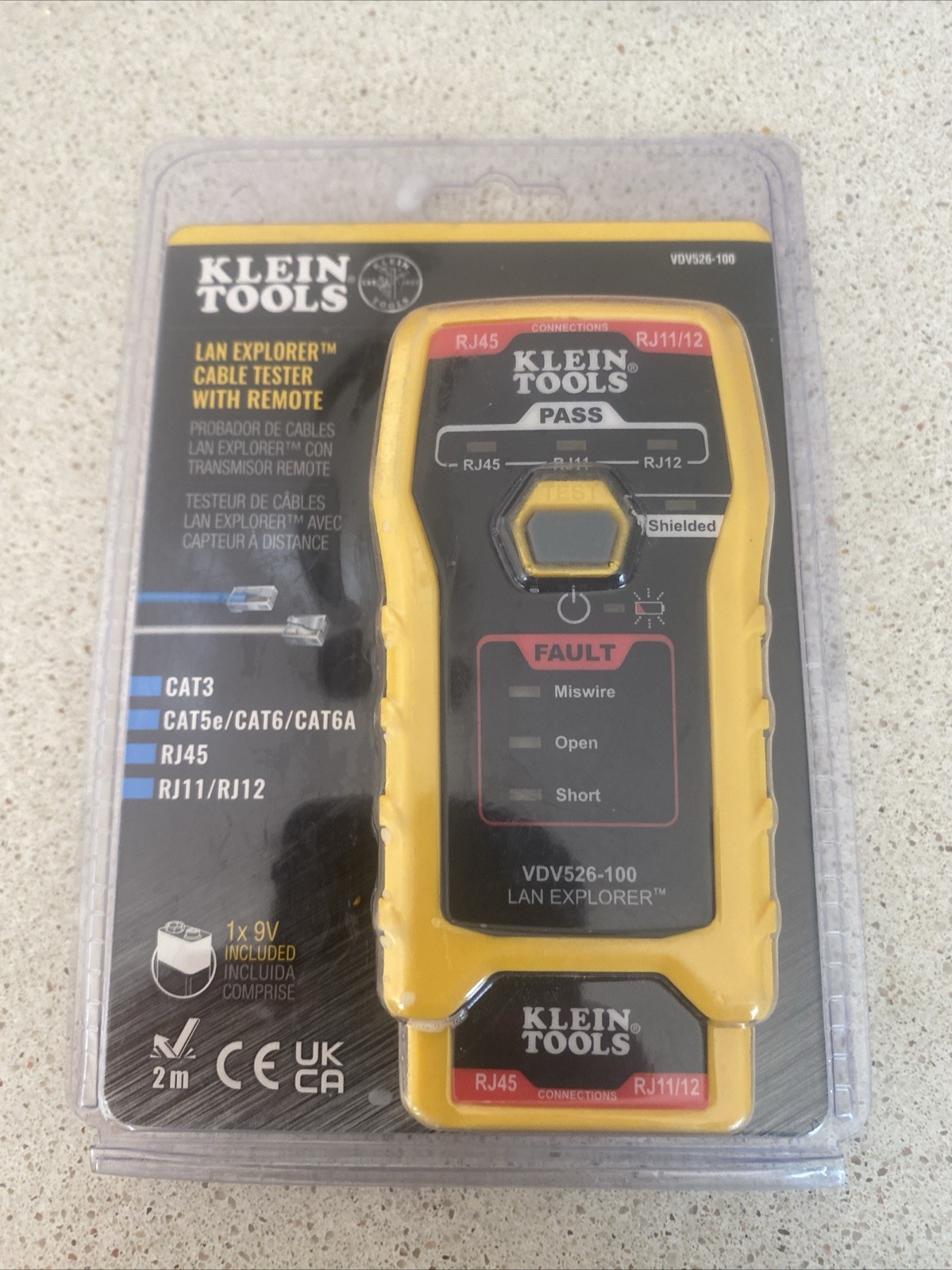Klein Tools VDV526-100 LAN Explorer Data Cable Tester With Remote #2246