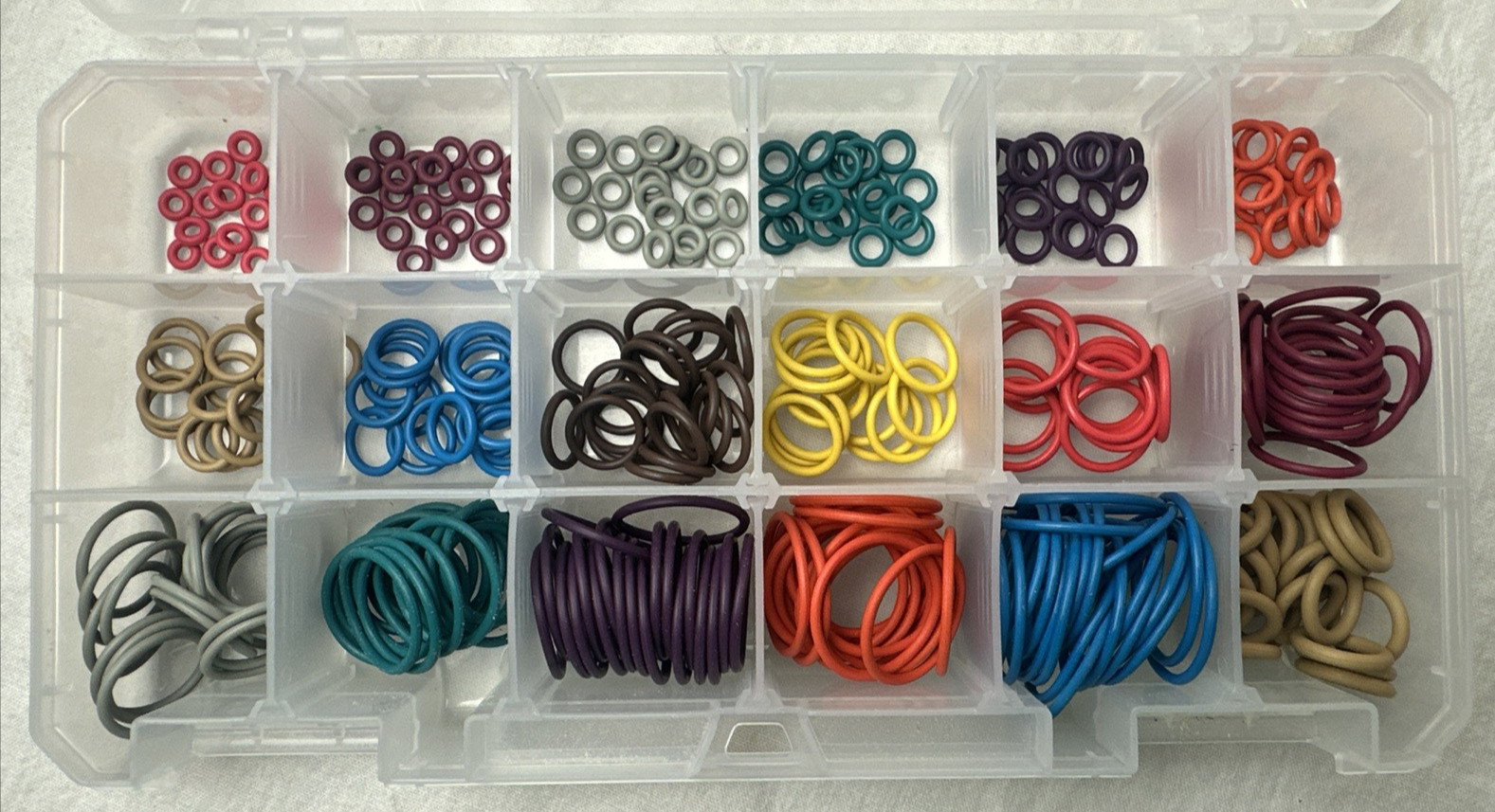 CO Captain O Ring Players Kit Large Color Coded 18 Different Sizes Paintball WoW