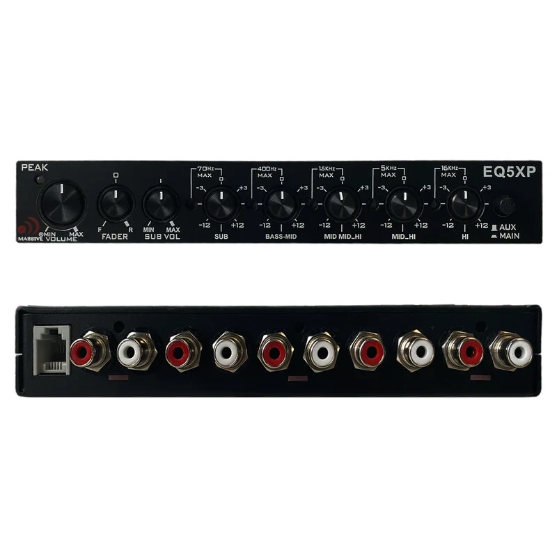 Massive Audio EQ5XP 6-Channel Line Output Converter Equalizer Signal Processor