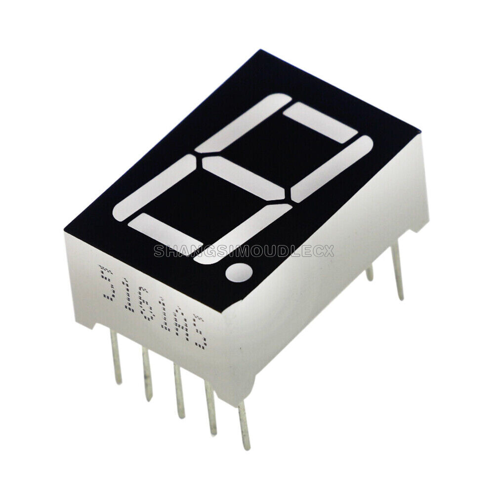 5PCS Red 0.56" 7 Segment 2 Digit Common Anode RED LED Digital Display