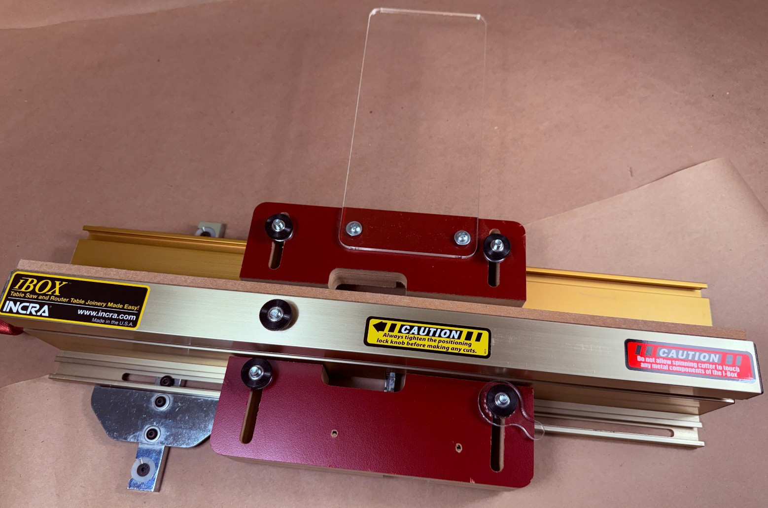 INCRA IBOX Box Joint Jig Fixture System for Woodworking Tablesaw or Router