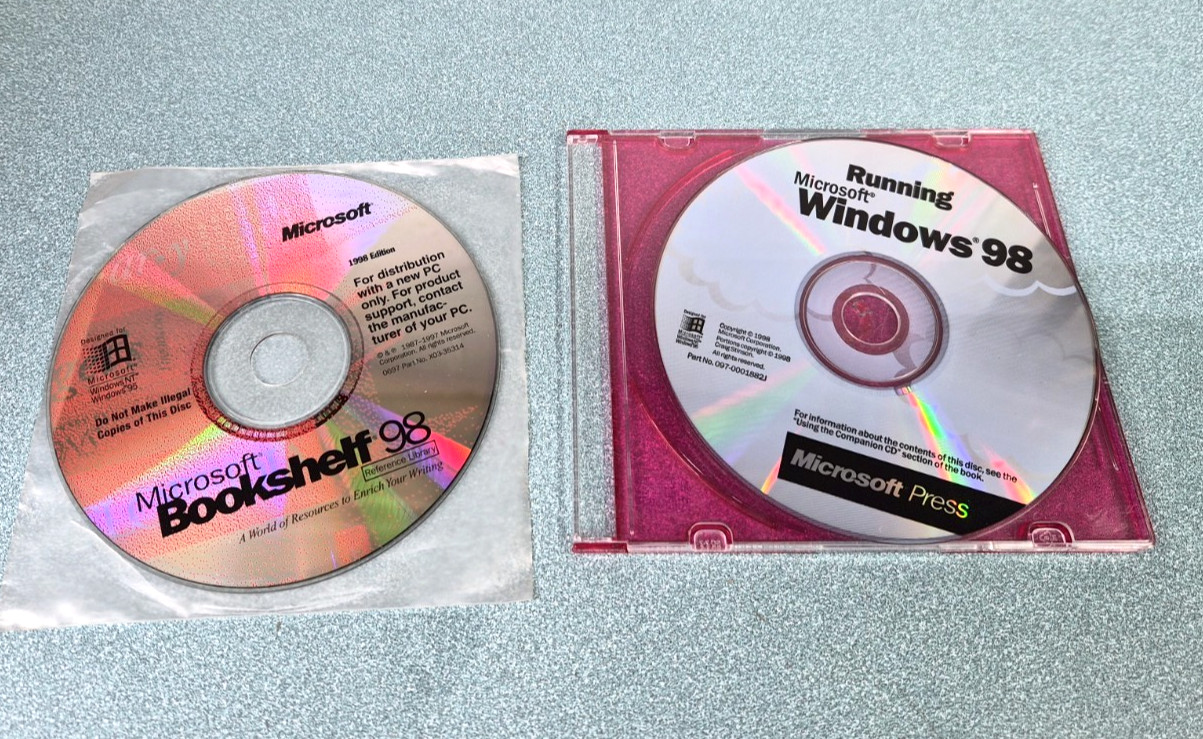 Microsoft Office 97 Pro Netscape Running Windows 98 CD Professor Teaches Lot