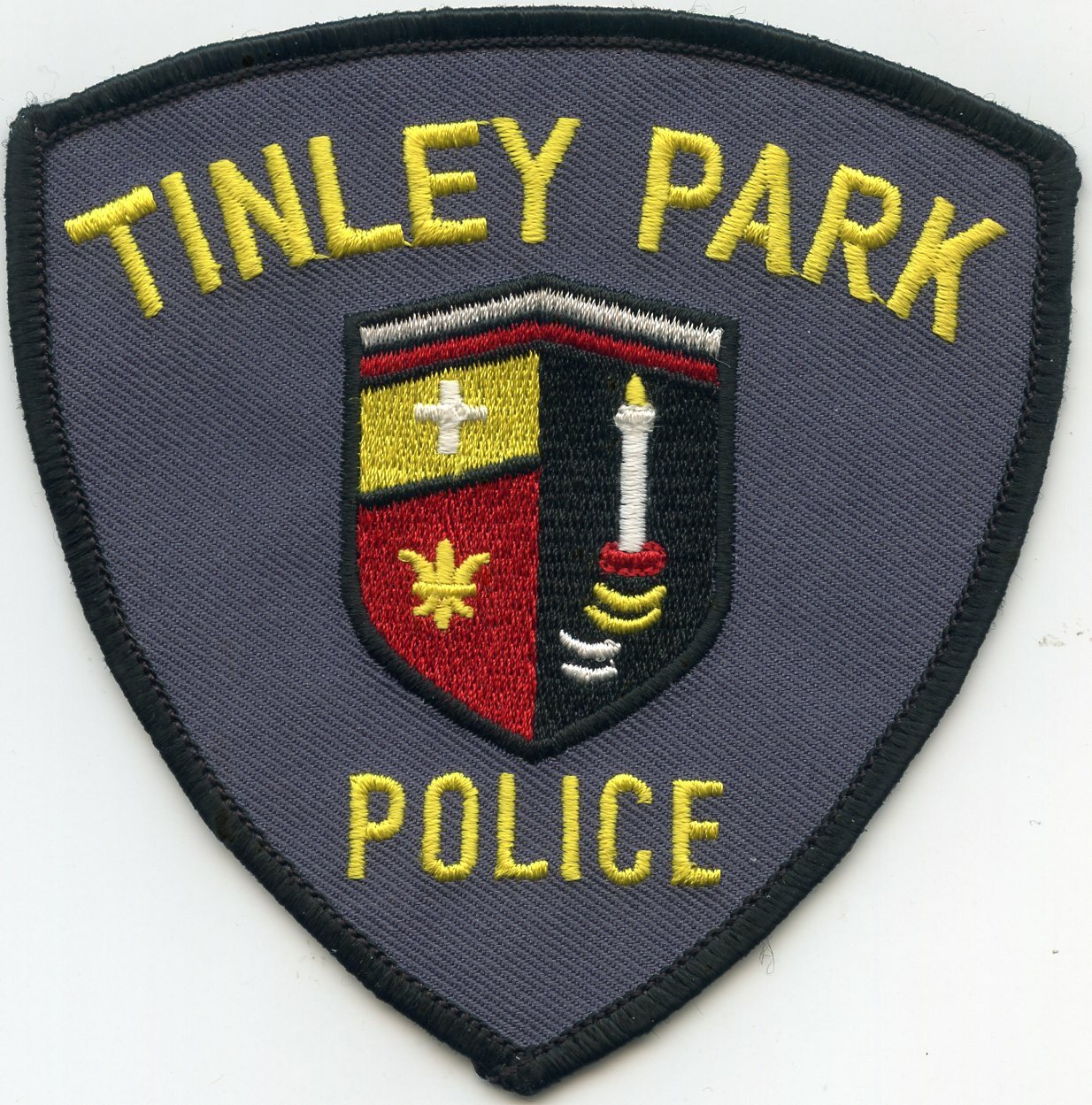 TINLEY PARK ILLINOIS IL cross candle POLICE PATCH