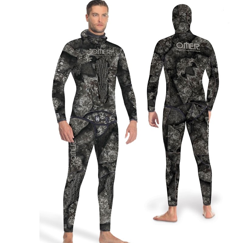Omer BlackStone neoprene 5,0 mm Open Cell muta subacquea apnea