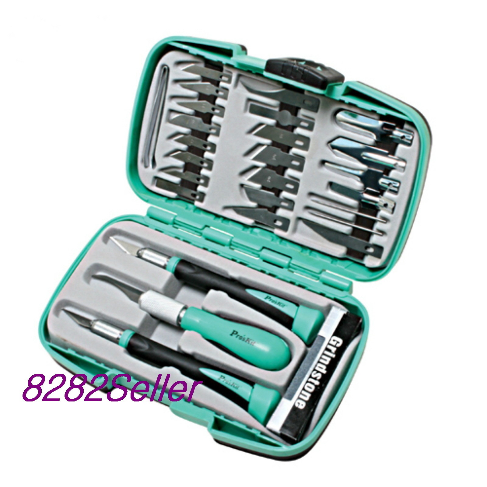 ProsKit PD-395A 30PCS Deluxe Hobby Knife Kit Set With Storage Carry Case Genuine