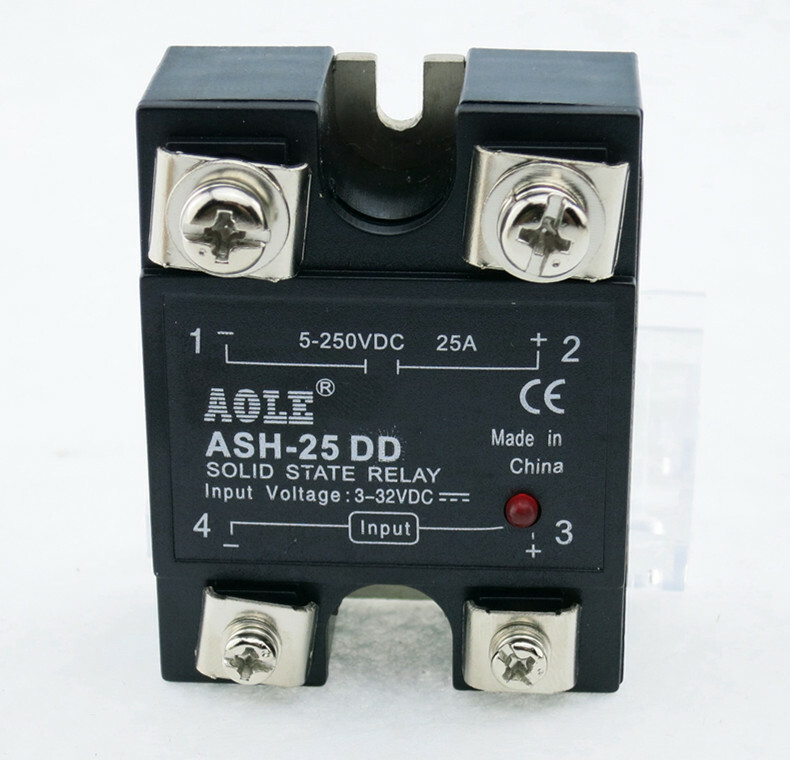 ASH-25DD single-phase DC solid state relay DC-DC 25A JGX-1DD2525