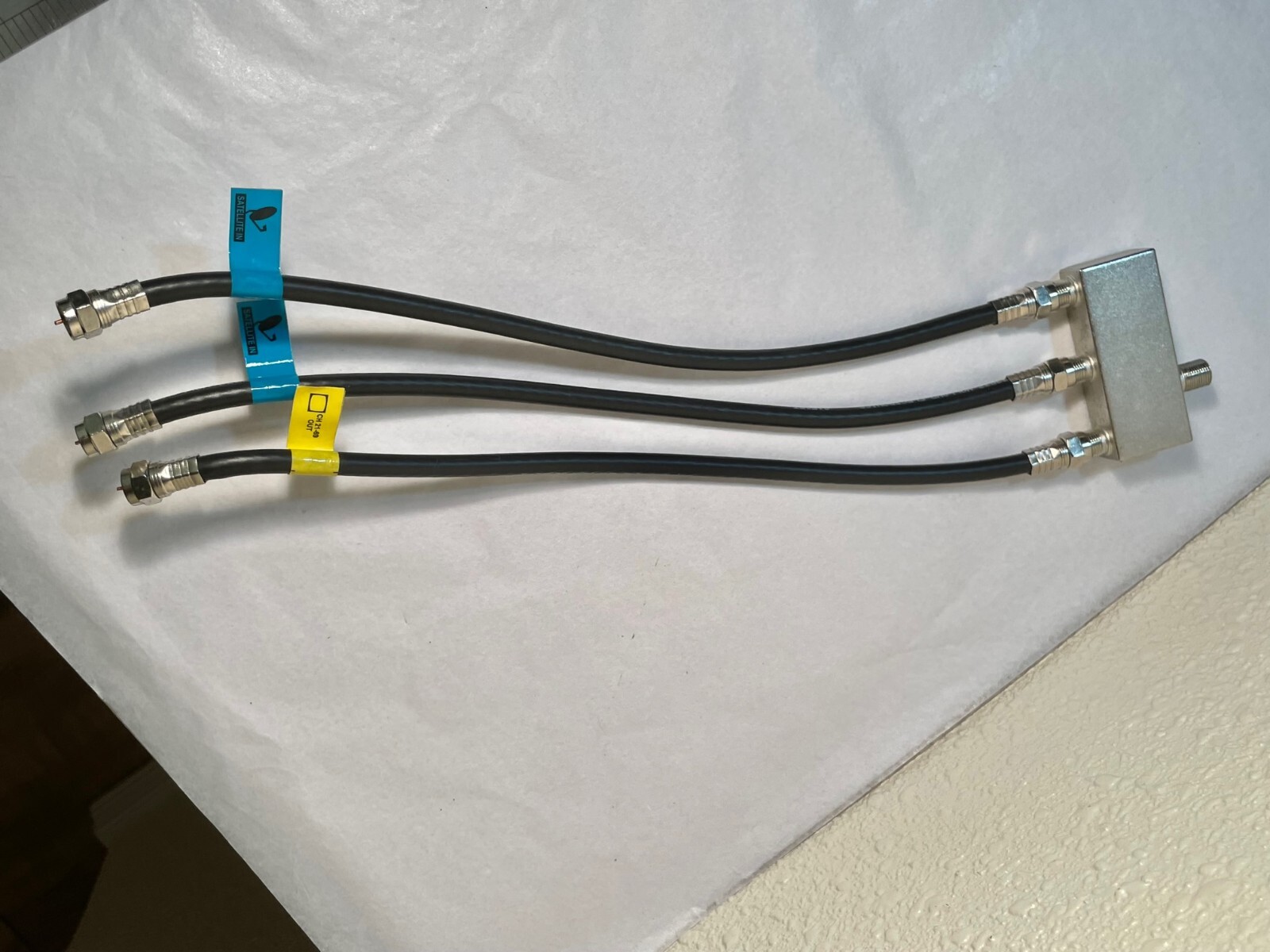 DP Plus Dish Network Triplexer 175284 with (3) 12" Cable