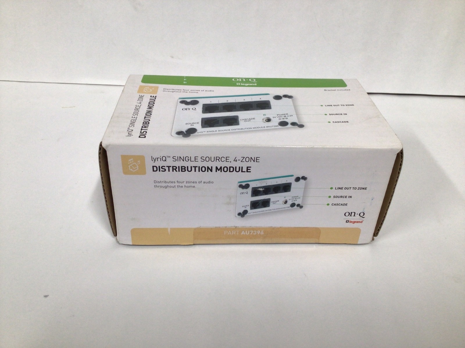 WIP OnQ AU7396 Single Source, 4-Zone Distribution Module