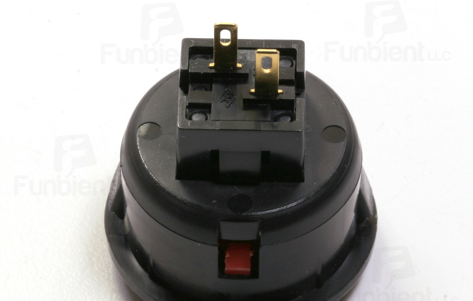SEIMITSU Original PS-14-G Black Rim Red Push Button JAMMA guitar killswitch