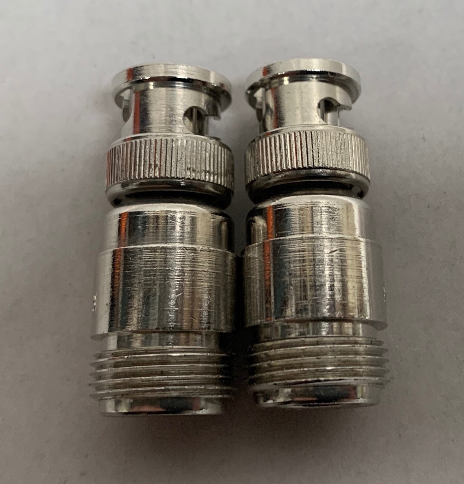 Lot "2" Kings KN-99-46 BNC Male to N Female - Coaxial Adapter Connector (A4)