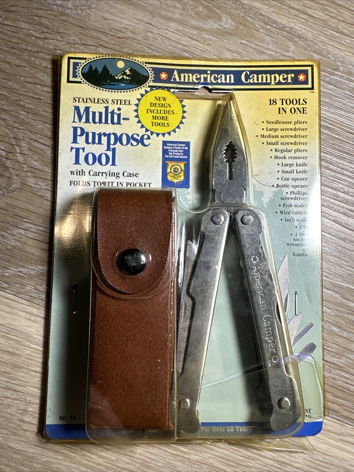 American Camper Stainless Steel Multi-Purpose Tool Kit w/Carrying Case (#1A)