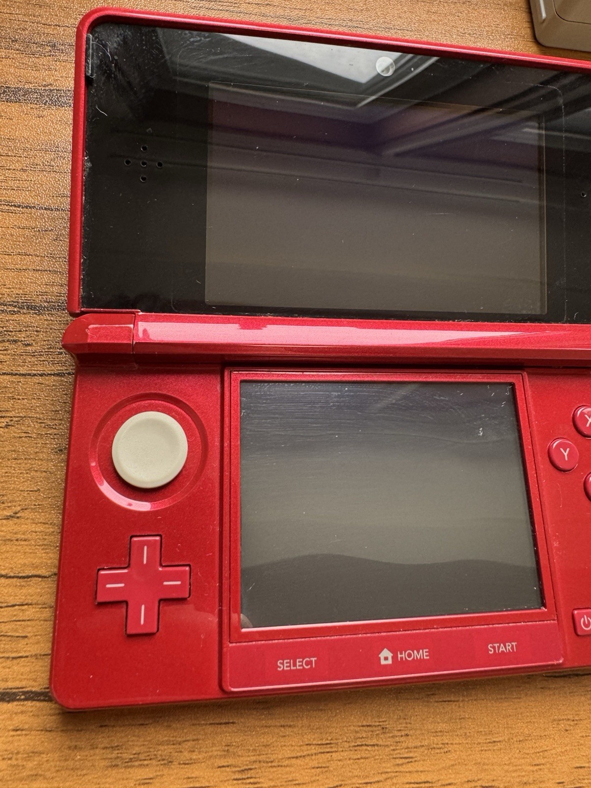 ☆1 Nintendo 3DS Metallic Red Good TESTED 290g