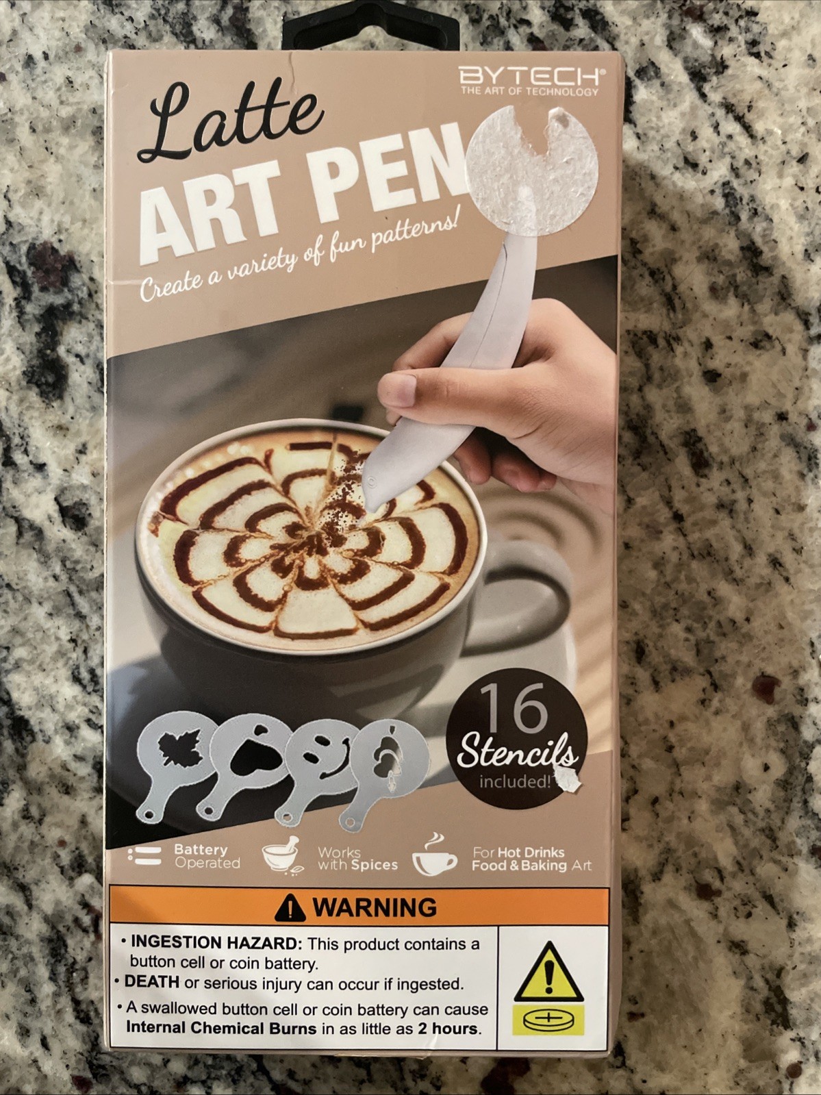 Electrical Coffee Pen Spice Pen Latte Milk Art Pen for Coffee Cake Decoration Pe