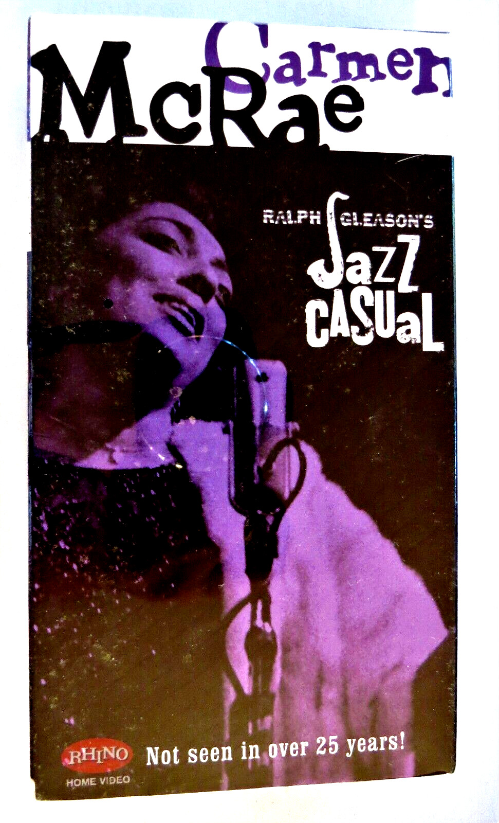 Carmen McRae & Vince Guaraldi Trio 1968 - R Gleason's Jazz Casual  1995 NEW VHS