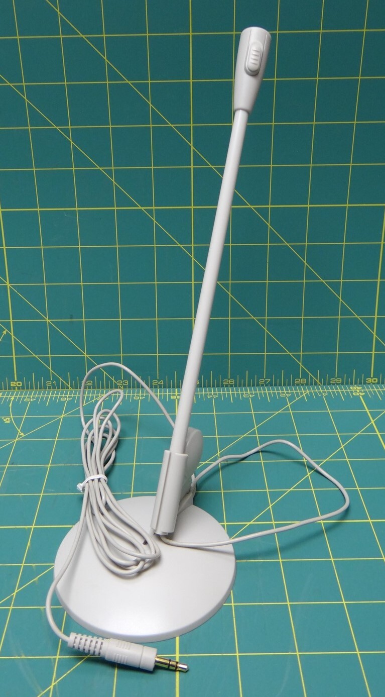 QuickSound Tech QuickShot W5838B Computer Desktop Adjustable Microphone 6' Cable