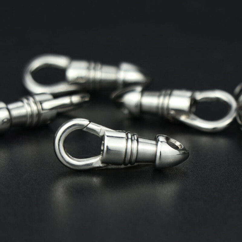 New Two 360 Degree Quick Release Hanging Elastic Keychain Connection EDC Buckle