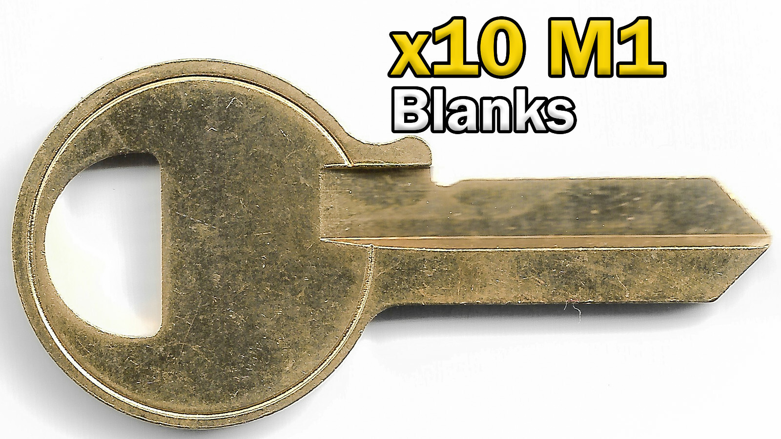 Master Lock M1 x10 Keyblanks | Master Lock 1K Padlock Blanks | 