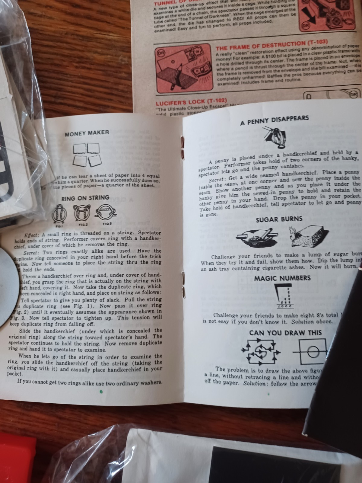 Vintage Magic Booklets and Tricks