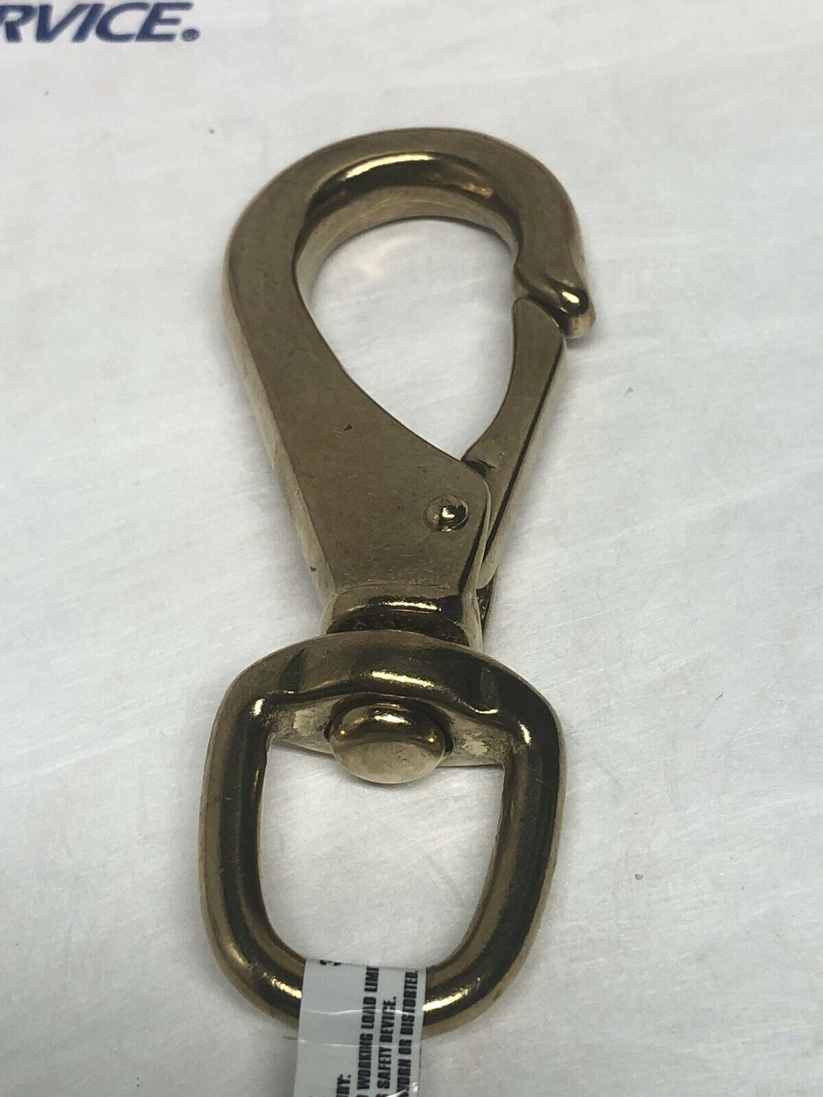 Solid Brass Bronze Snap Bolt 120lbs -Snap Swivel-Scuba Gear- 4 1/2" Overall