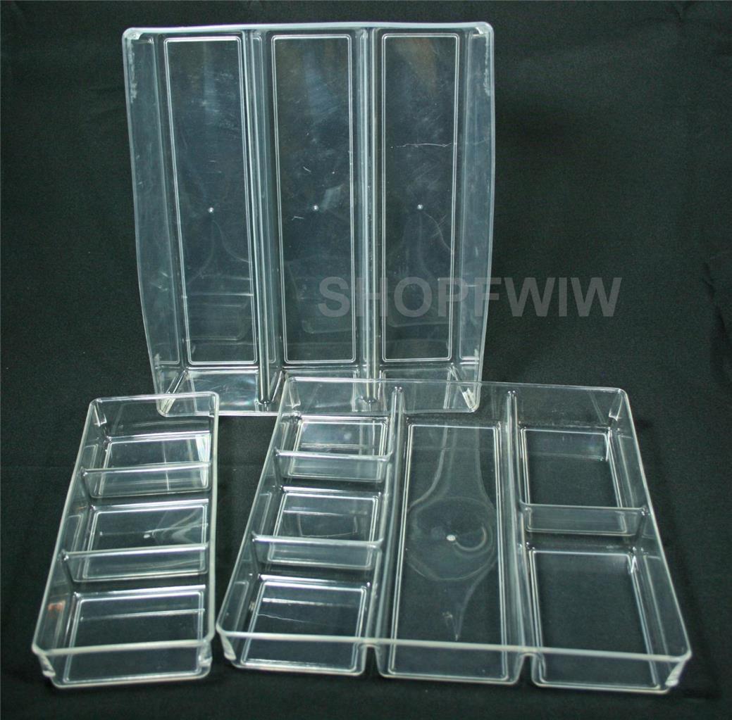 Merrick Clear Organizers 3-Pc Home Organization Set