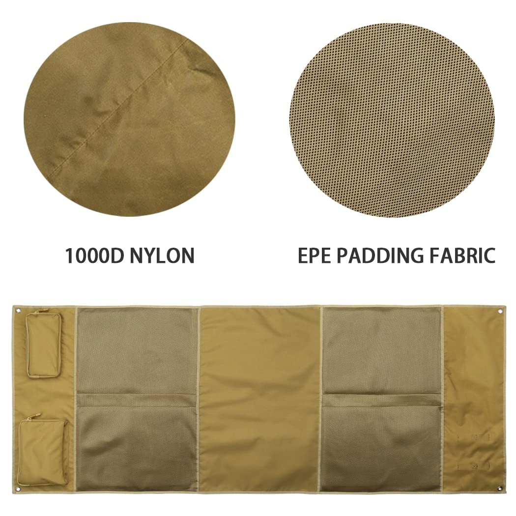MOZETO Large Foldable Padded Shooting Mat - Hunting Range Accessories