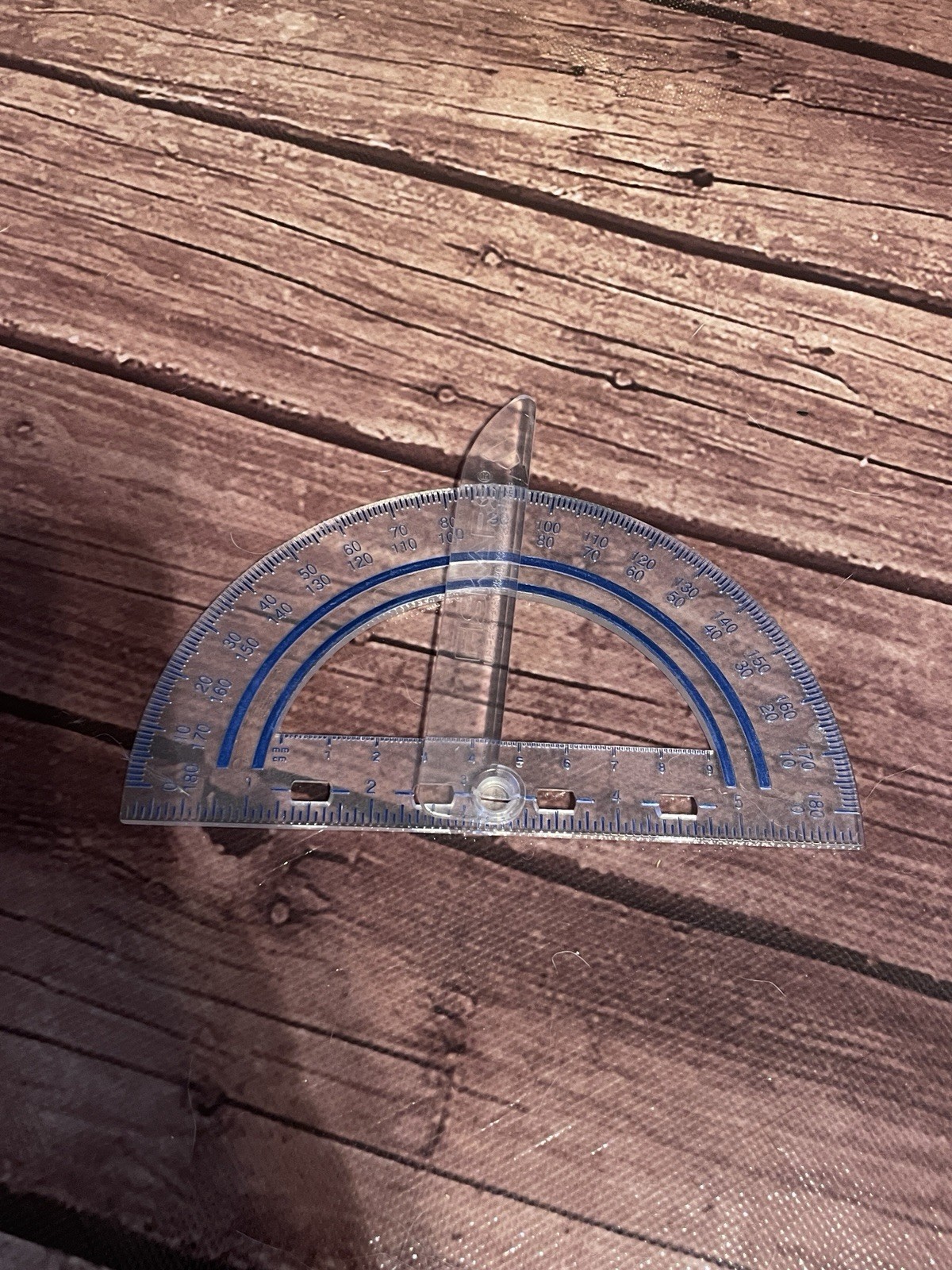 Fiskars Plastic Protractor With Bonus Mini 4” Protractor Swing Arm