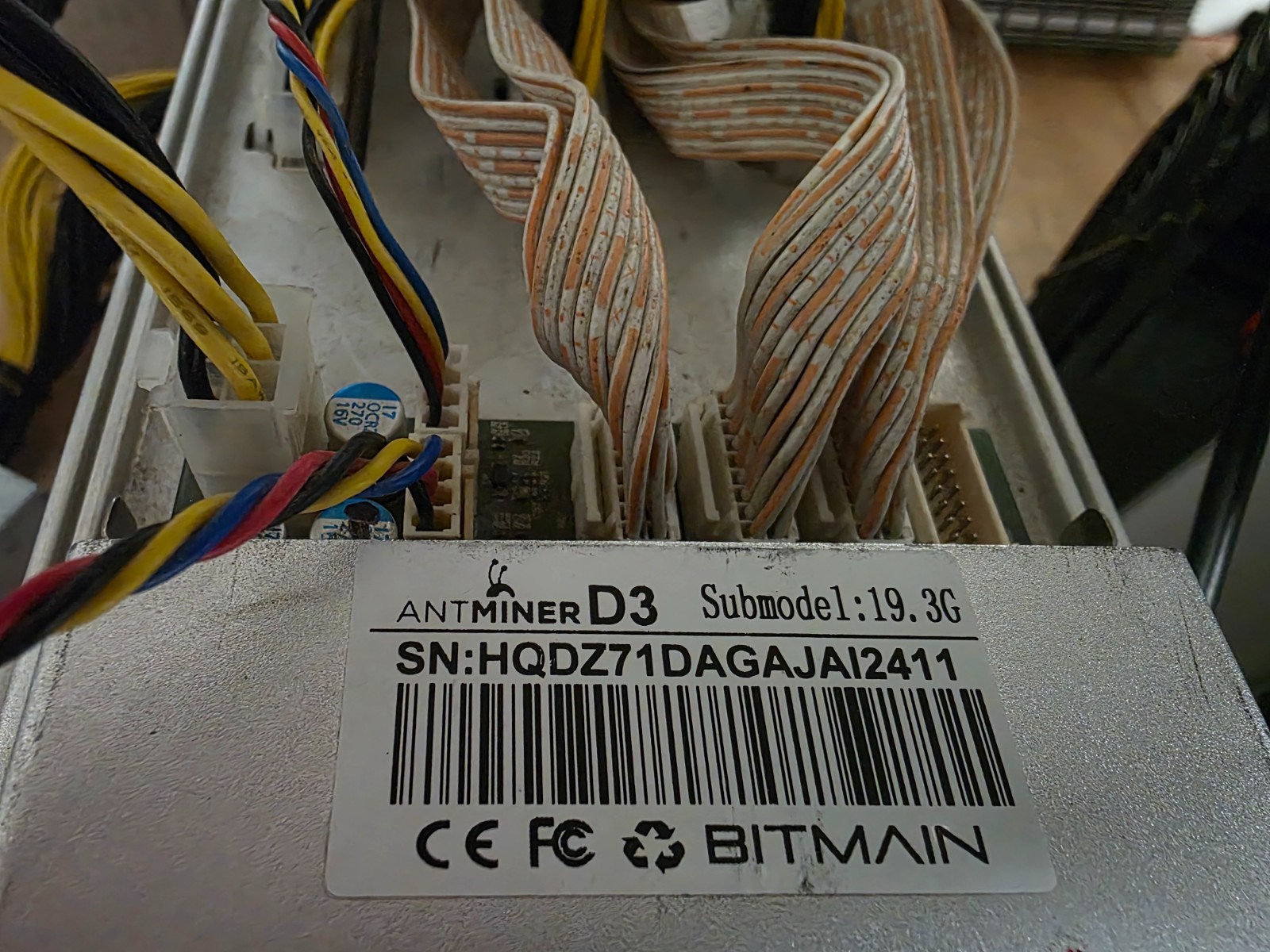 Bitmain Antminer D3 19.3Gh Mining Algorithm -DASH X11 with 220v PS