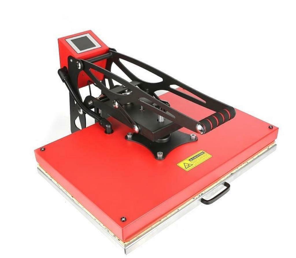 Heat Press Machine Clamshell T-shirt Auto Open Bottom Drawer 16x 24 FREE 5yd DTF