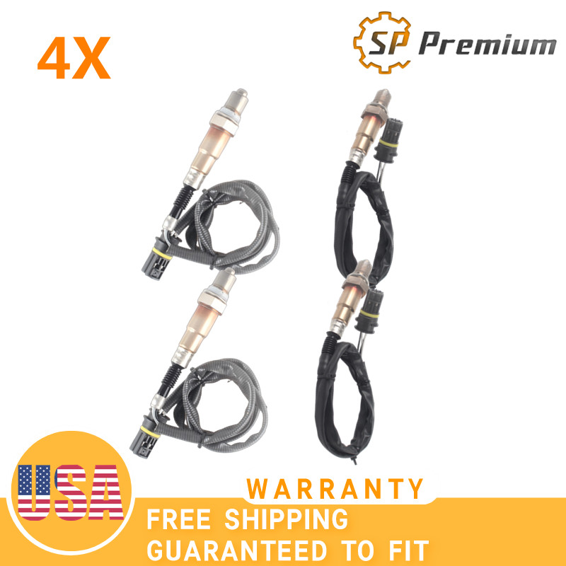4PCS Lambda Oxygen Sensors Up&Downstream For Mercedes-Benz ML500 2006-07 V8 R500