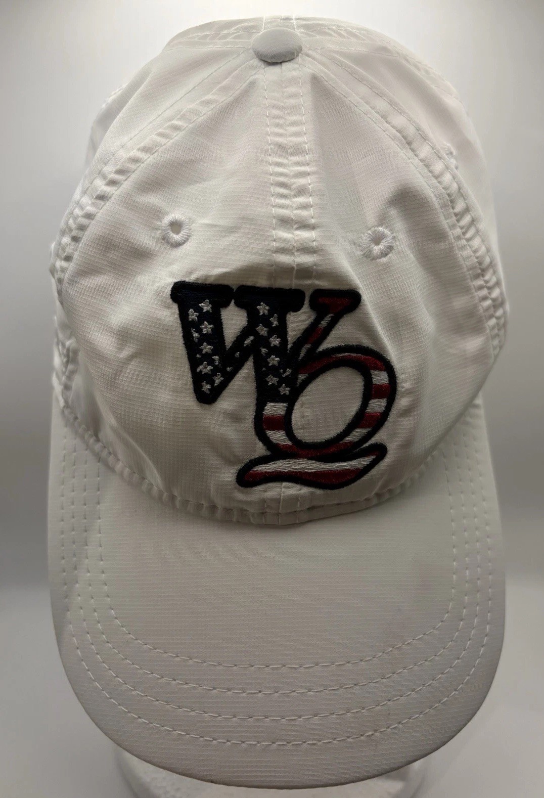 Preowned PUKKA Hat for WQ Golf Logo White One Size Adjustable 🇺🇸