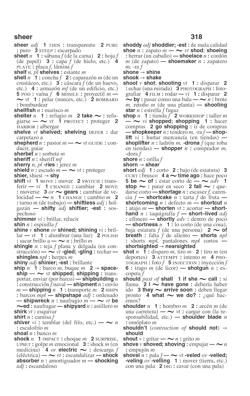 Merriam-Webster Webster’S Spanish-English Dictionary for Students, Second Editio