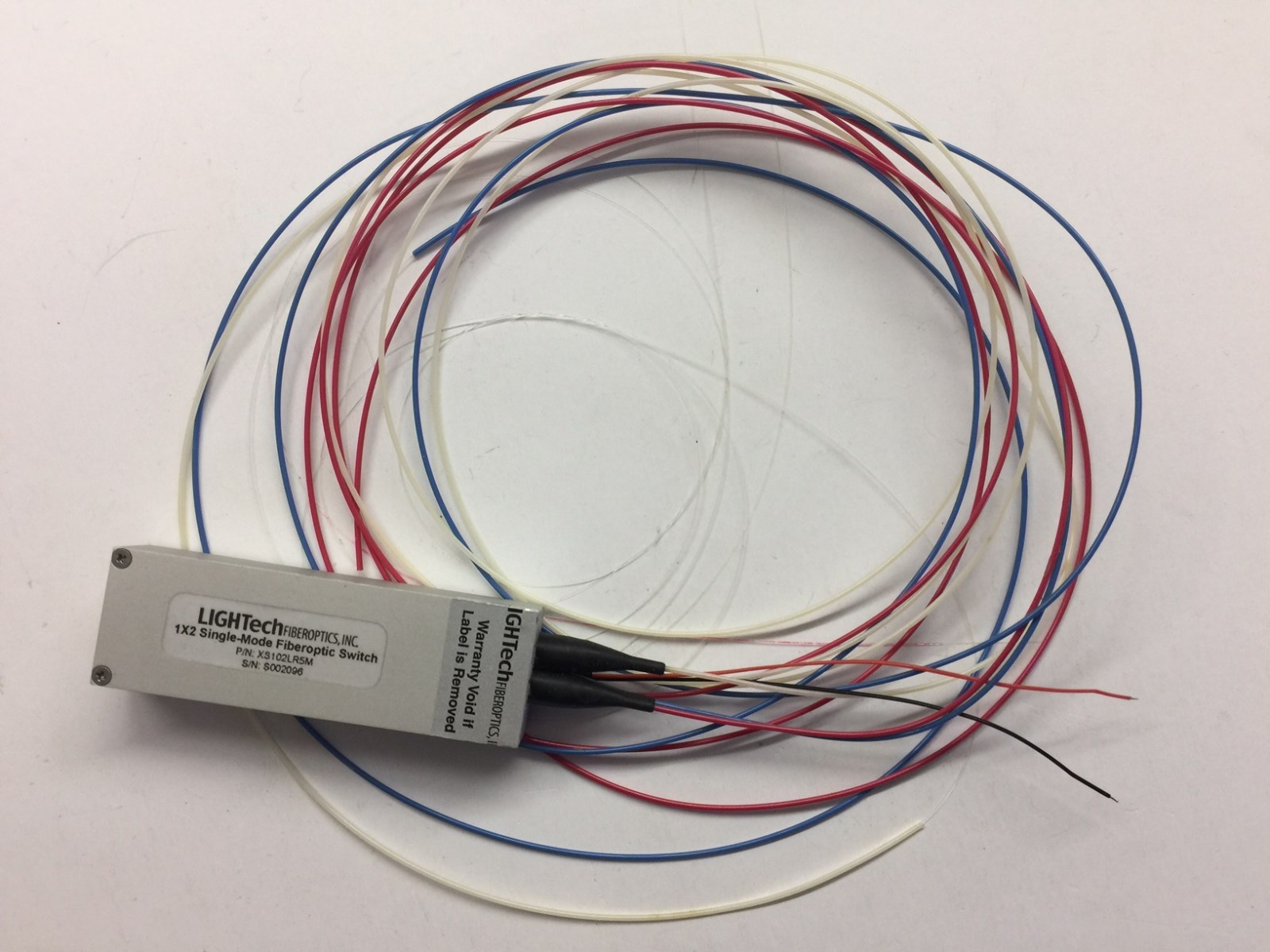 XS102LR5M, 496422-001-99, LIGHTTECH LT200 1X2 SINGLE MODE FIBEROPTIC SWITCH