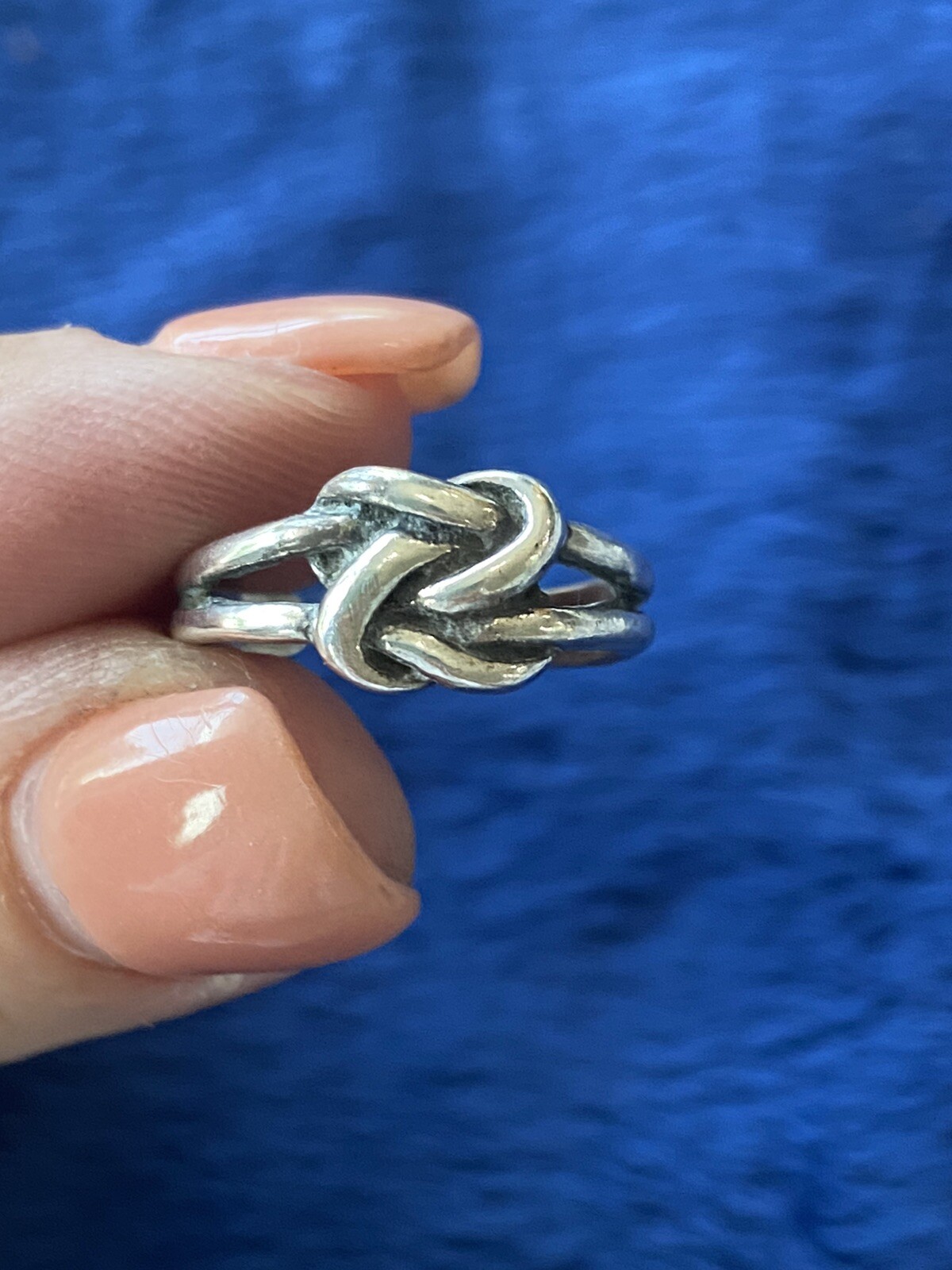 Sterling Silver 925 Celtic Knot Toe Ring, Adjustable￼