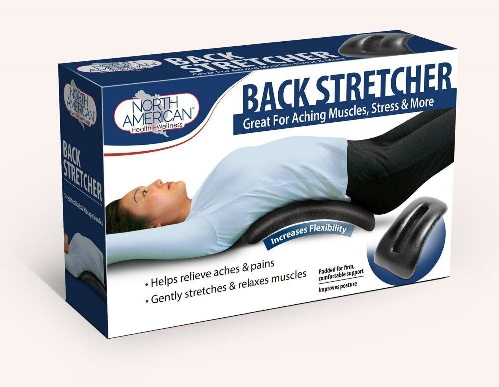 American Healthcare Leather Padded Arched Back Stretcher Massage Pain Relief NEW