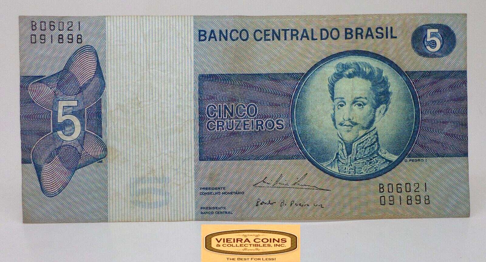(ND) Brazil Cinco Cruzeiros -  #P28969NQ