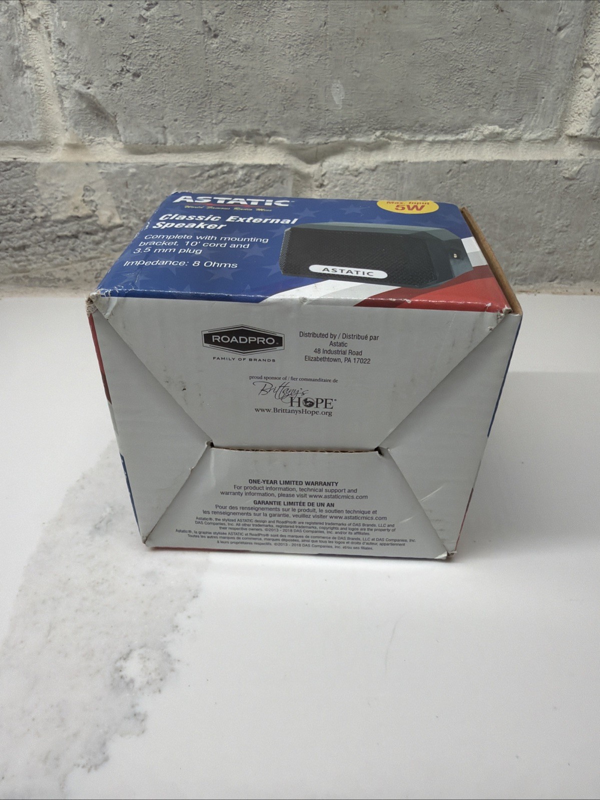 Astatic 302-VS4 5W Noise Cancelling External Cb Speaker