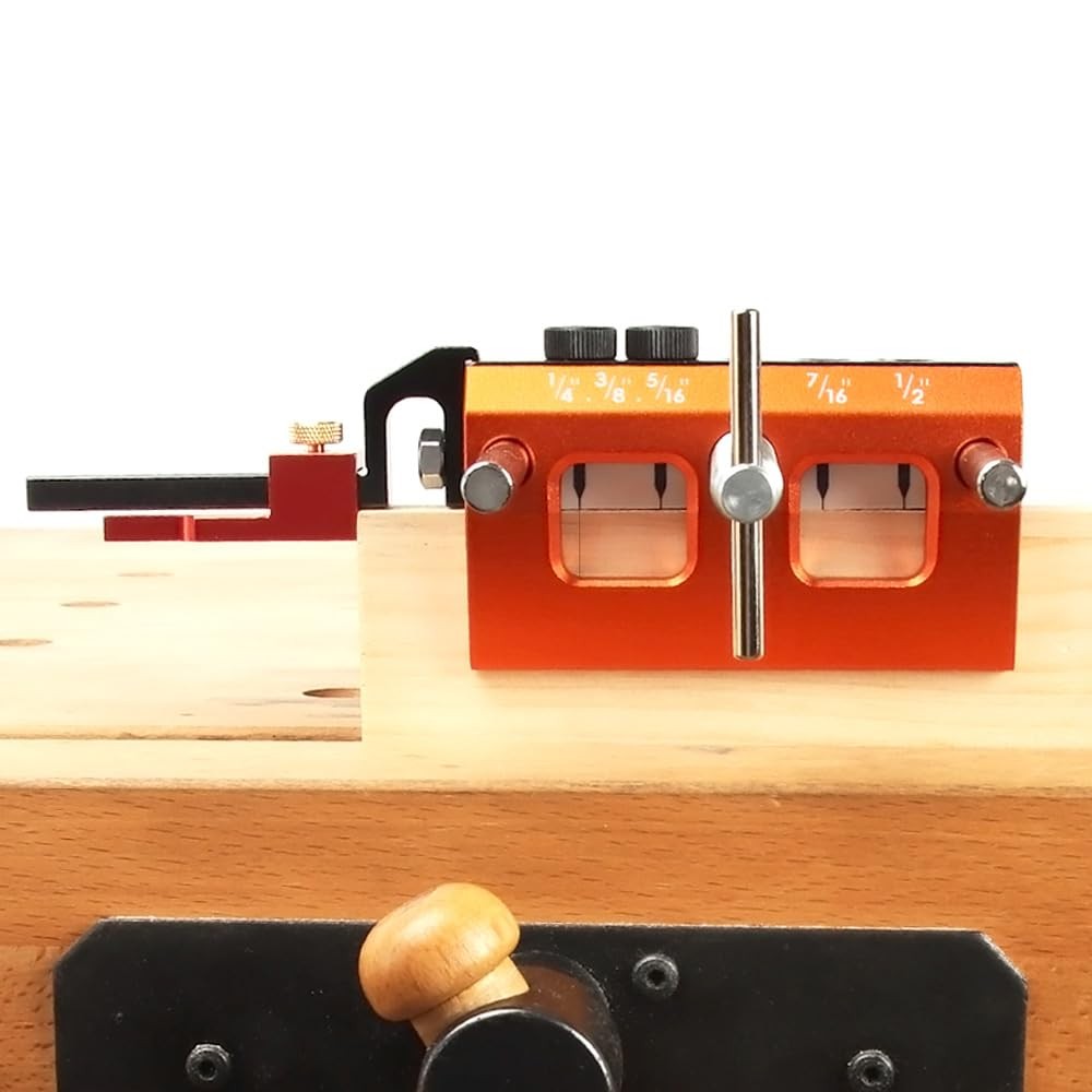 O'SKOOL Self Centering Dowel Jig Kit Drilling Guide Bushings Set 6 inch Wood ...