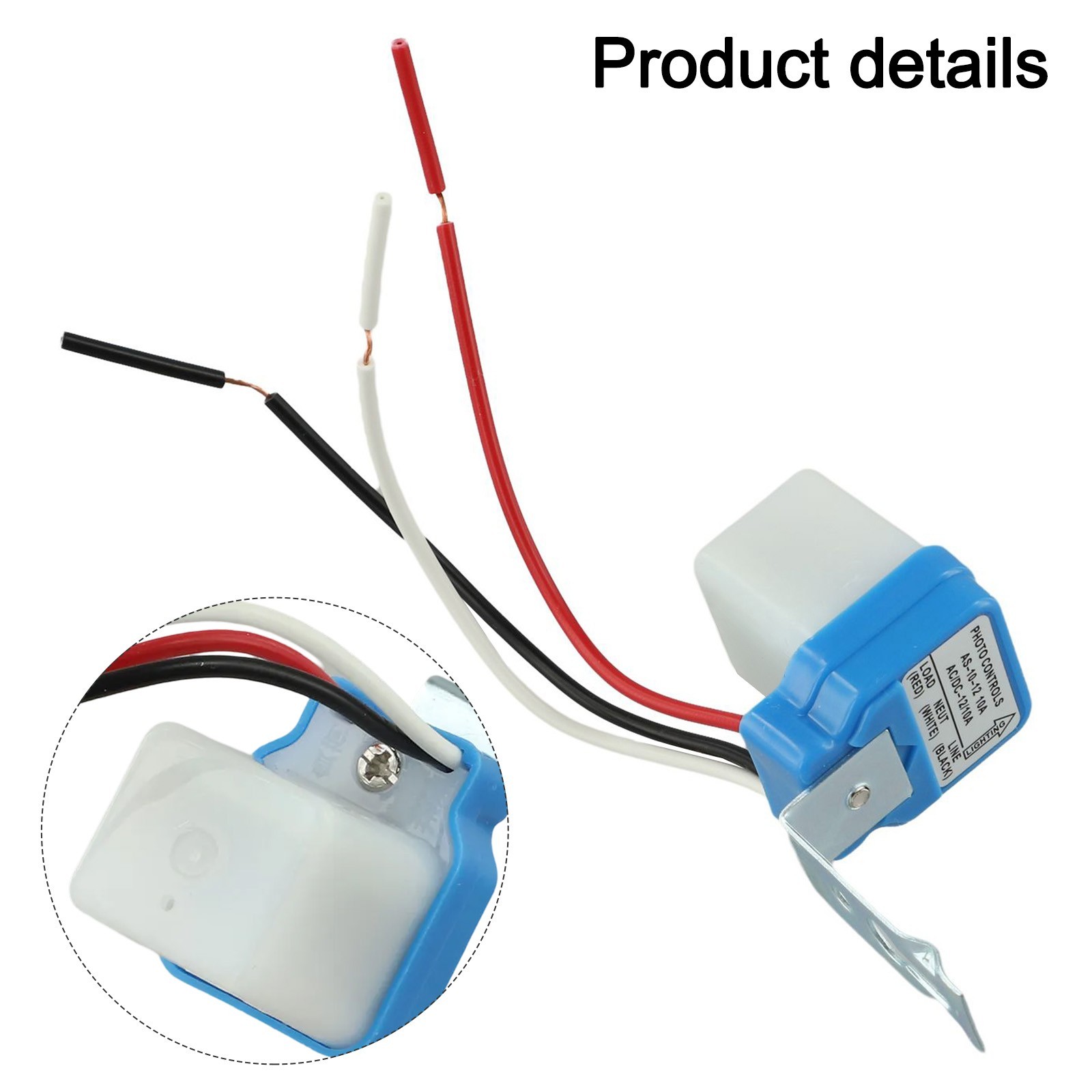 AC DC Photo Sensor Switches Three Pack with Automatic Day/Night Functionality