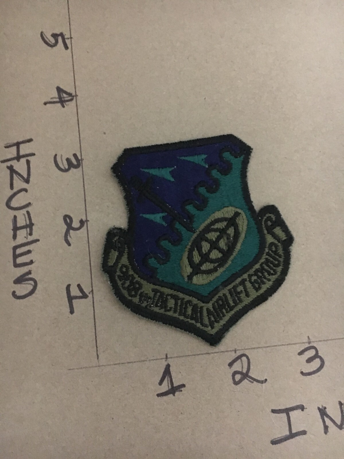 USAF 908th Tactical Airlift Group Squadron subdued patch 5/3/25