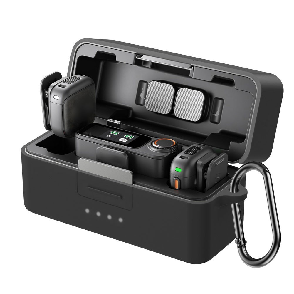 Silicone Shockproof Case for DJI for mic3 Microphone for custom Fit Black Cover