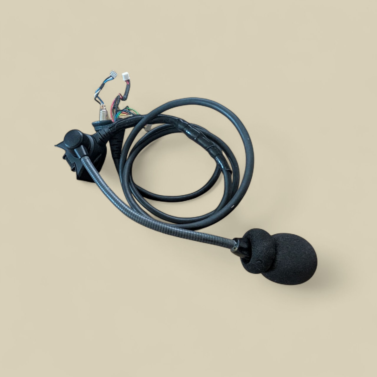Bose A20 Aviation Triple Cable + Electret High Impedance Boom Microphone Mic