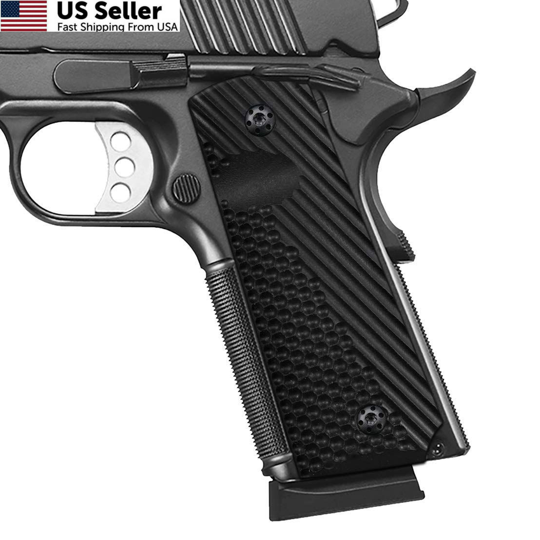 Cool Hand 1911 G10 Grips Full Size Ambi Safety OPS Texture Screws
