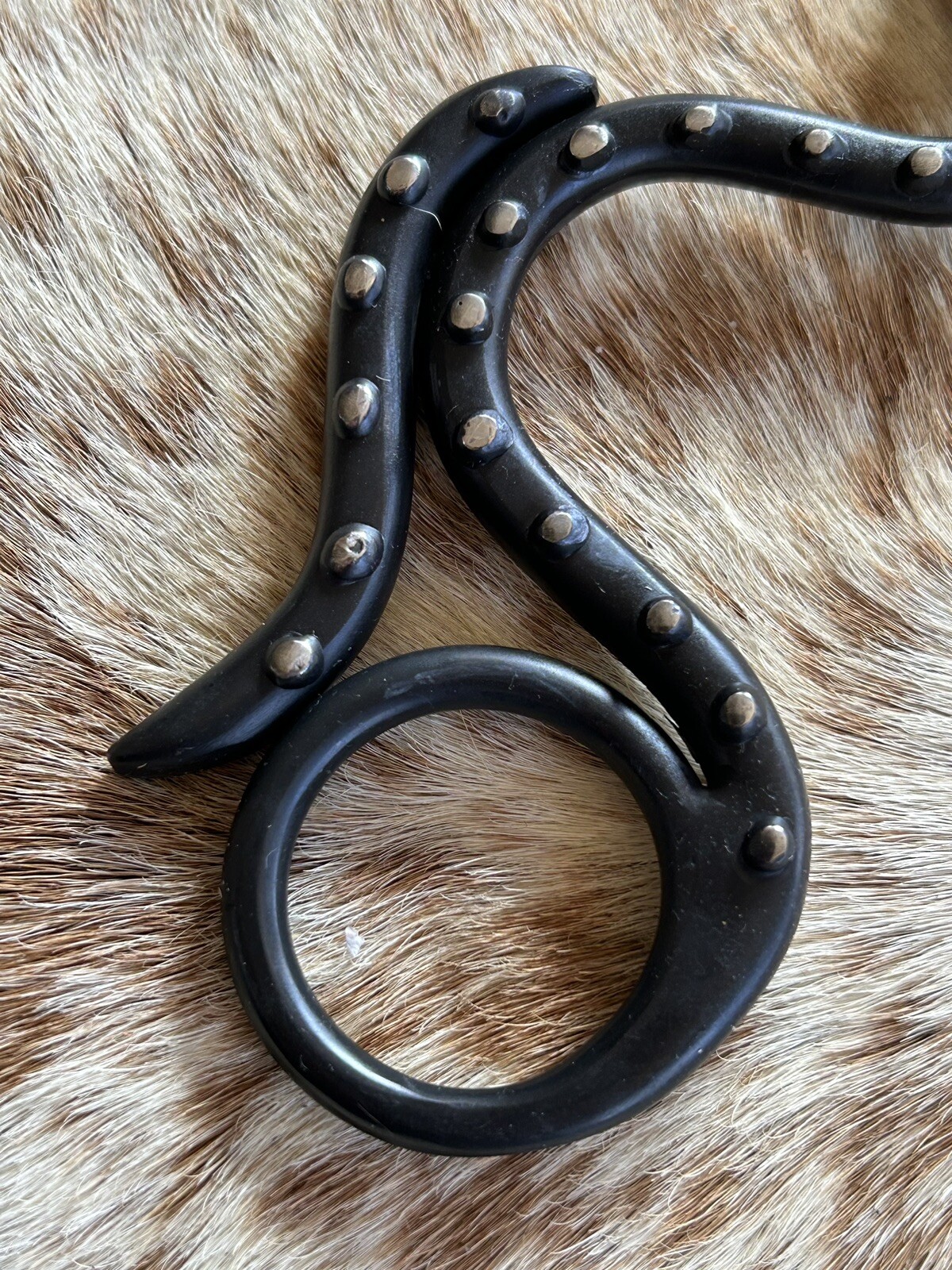 Short Shank 5” Dogbone Mouth Copper Roller Snaffle Horse Bit