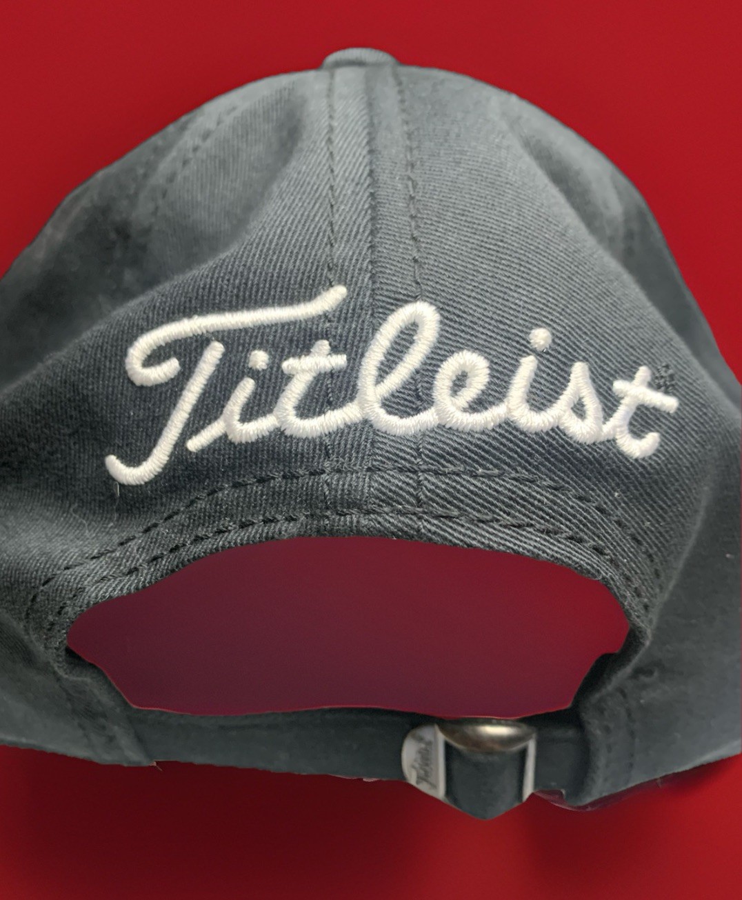 Titleist Hat Cap Golf Black Adjustable Lightweight Canvas Unisex