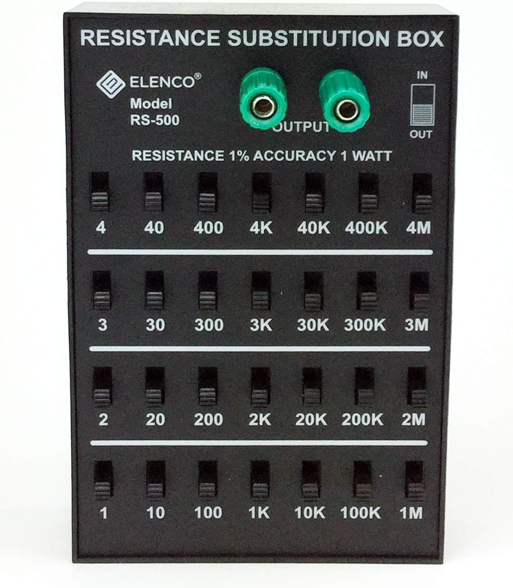 Resistance Substitution Box for Development/ Testing Electronic Circuits Hobby
