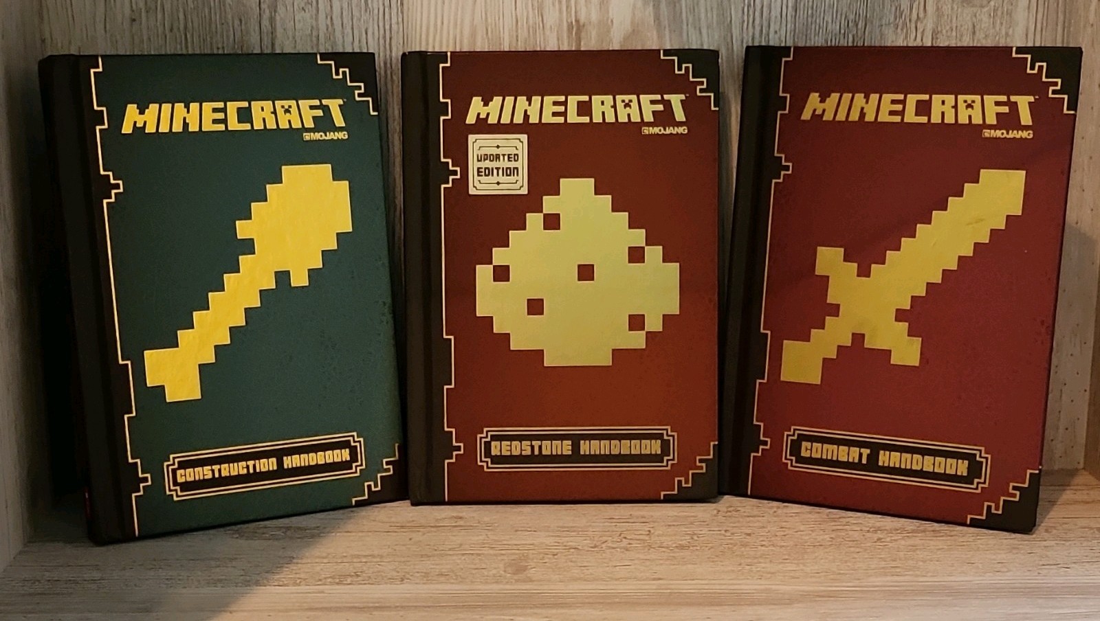 Mojang Minecraft Hardcover Strategy Handbook (3 Book Set)