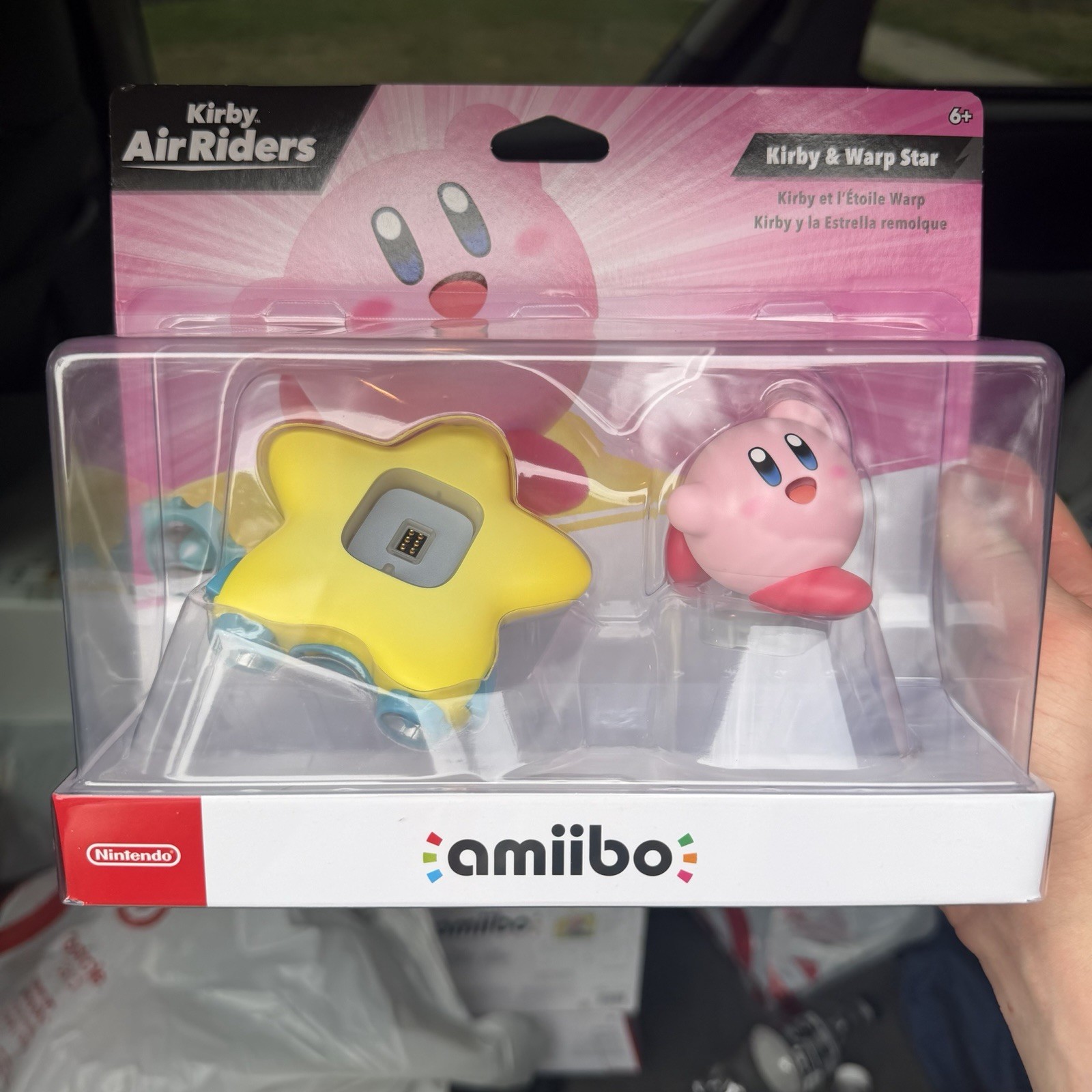 NINTENDO KIRBY AIR RIDERS KIRBY & WARP STAR Amiibo Nintendo Switch 2 - BRAND NEW