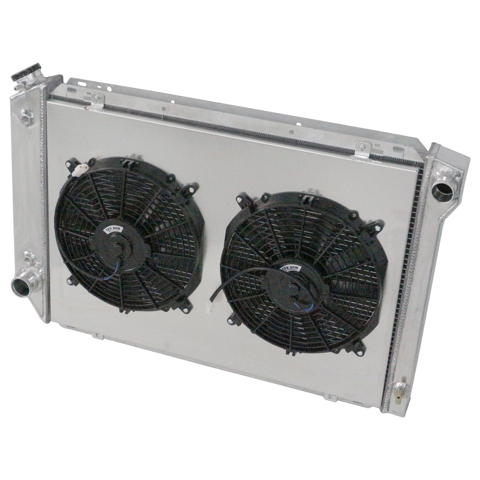 1 Row Aluminum Radiator Shroud Fan for 1980-1984 F150 250 350 Bronco 5.0-7.5L